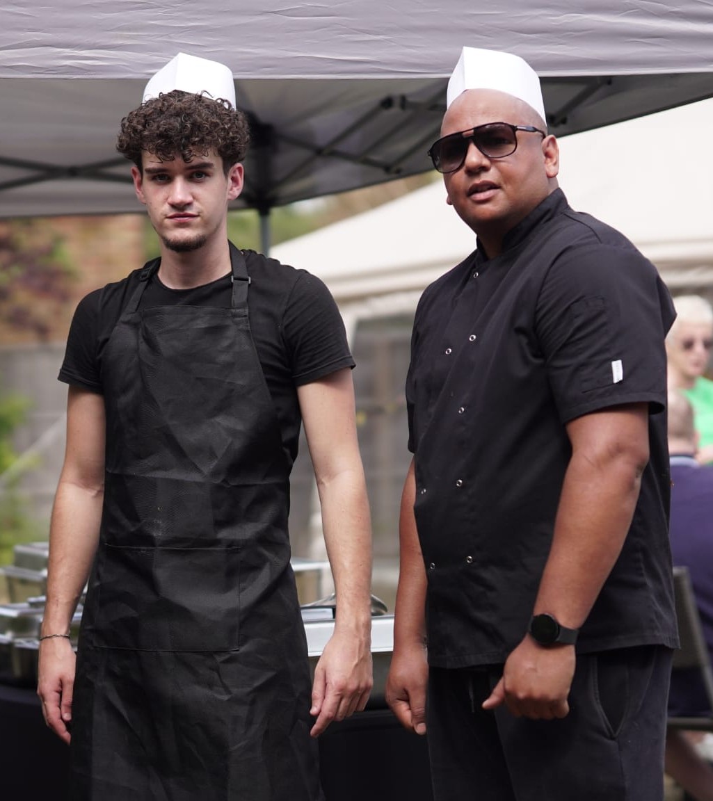 Chef Javhan and team member